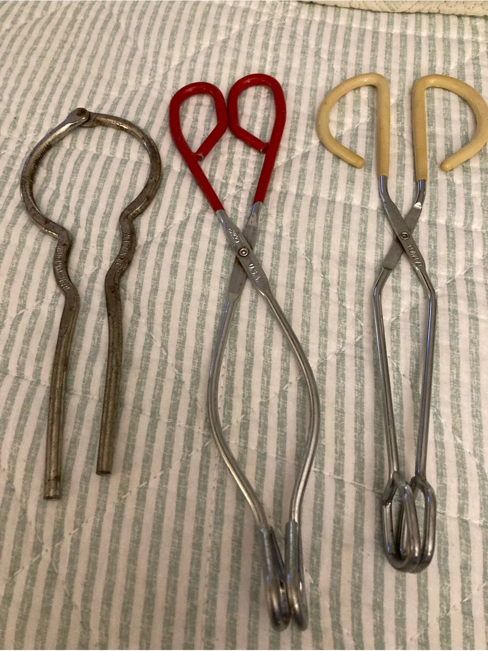 Canning Supplies! 2 Tongs and A Jar Wrench 3/$13